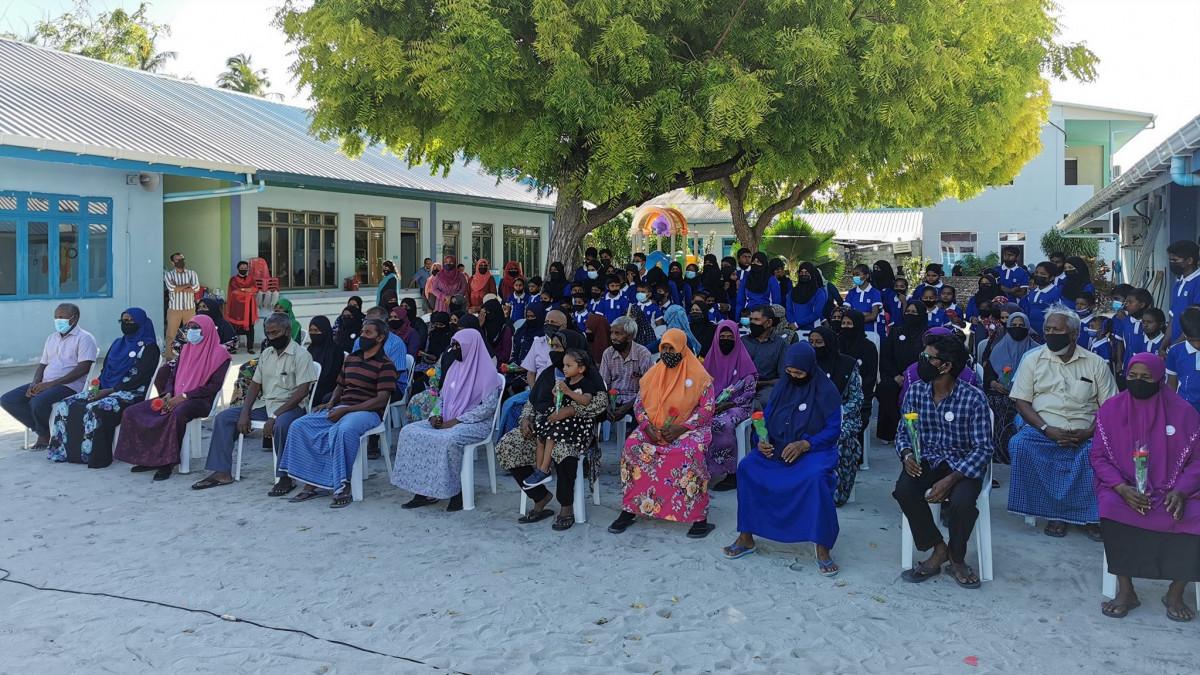 ގައުމީ މާމަ، ކާފަ ދުވަސް ފާހަގަ ކުރުމުގެ ގޮތުން ދޮންފަނު ސްކޫލުން ކުރިޔަށް ގެންދިޔަ ހަރަކާތްތަކުގެ ތެރެއިން - ފޮޓޯ: ދޮންފަނު ސްކޫލް