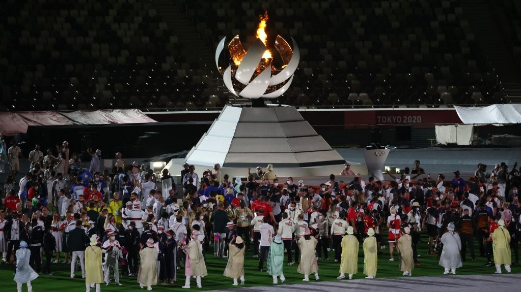 ޓޯކިއޯ އޮލިމްޕިކްސް 2020 ނިންމުމުގެ ރަސްމިއްޔާތުގެ ތެރެއިން - ފޮޓޯ: ގެޓީ އިމޭޖަސް