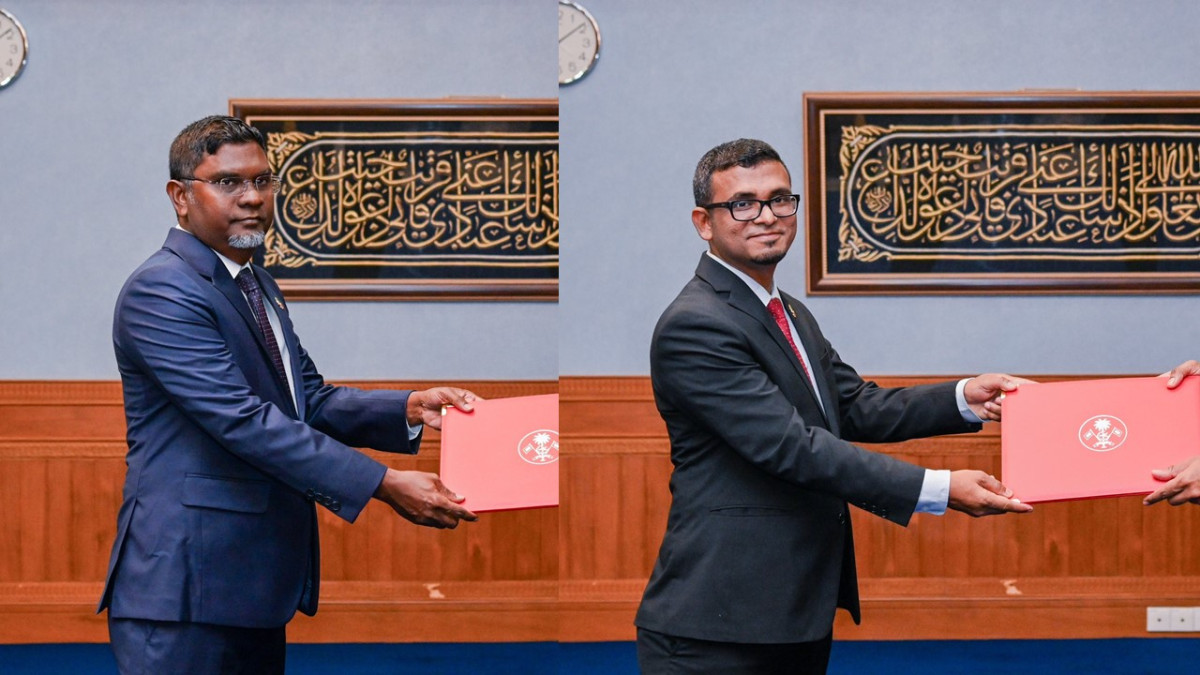 President Dr. Mohamed Muizzu has appointed two advisors to the Minister of Finance