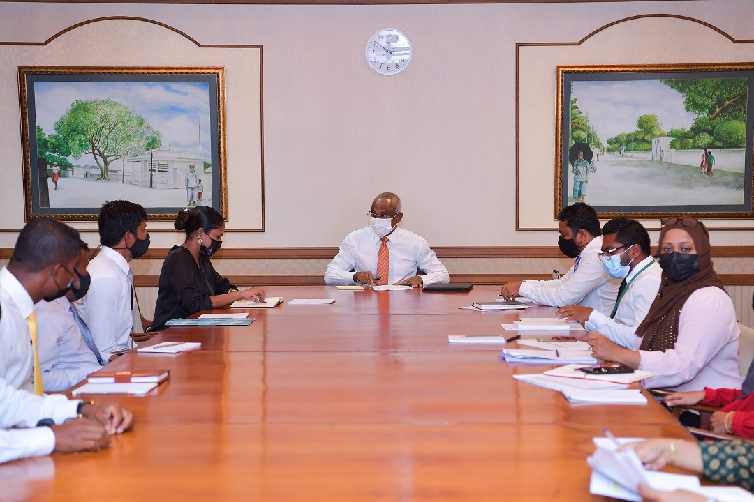 ރައީސުލްޖުމްހޫރިއްޔާ ތުޅާދޫ ކައުންސިލް މެމްބަރުންނާ ބައްދަލުކުރެއްވުން
