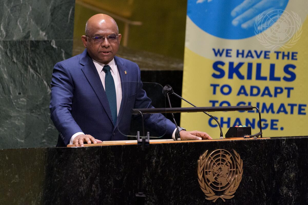 Foreign Minister Abdulla Shahid 