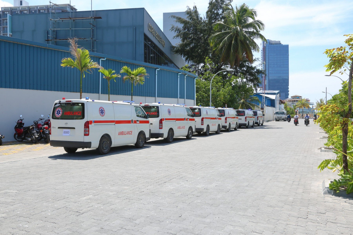The government is working to transfer the remaining ambulances to outlying atolls by the end of March