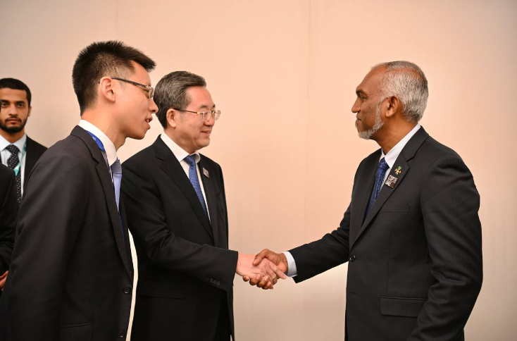 President Muizzu meets China's Vise Premier