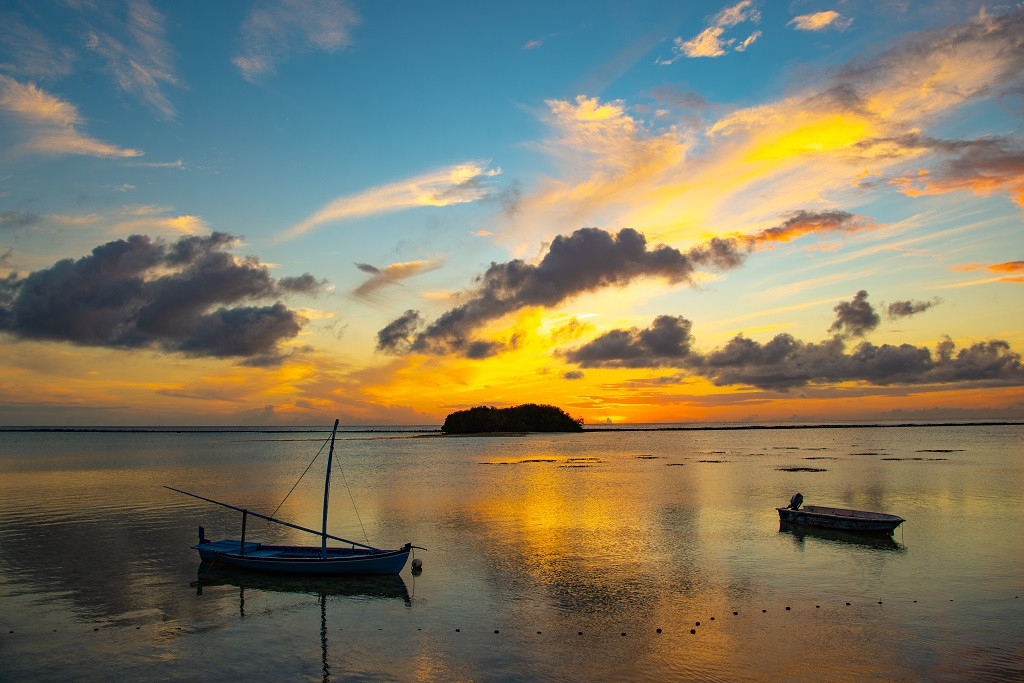 ށ. ފުނަދޫ - އިރު އޮއްސުނު ވަގުތުގެ ހިތްގައިމު މަންޒަރެއް - ފޮޓޯ: މުހައްމަދު އަފްރާހް