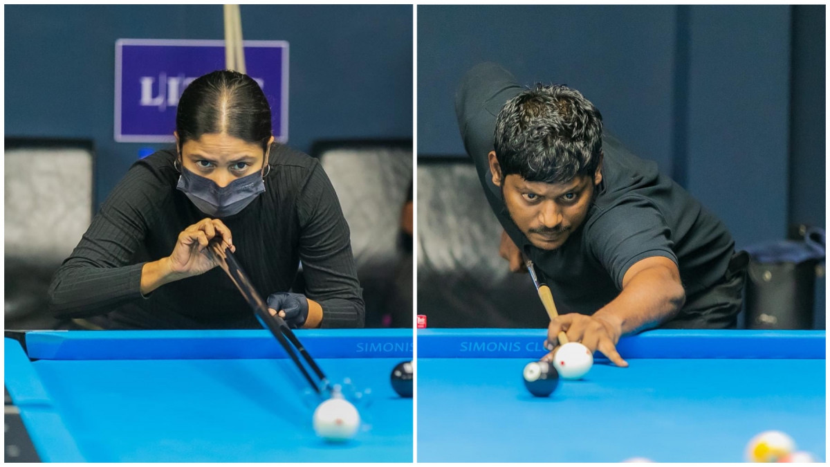 ގައުމީ ބިލިއާޑް މުބާރާތުގެ ޗެމްޕިއަންކަން ހޯދި ފަޔާ އާއި ދީނާ