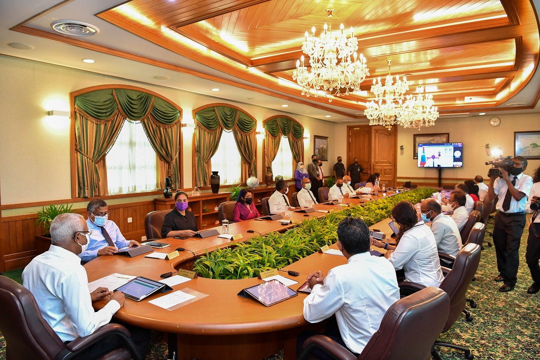 ޔޫކްރެއިންގައި ހިނގަމުންދާ ހަނގުރާމައާ ގުޅޭގޮތުން ވަޒީރުންގެ މަޖިލީހުގައި މަޝްވަރާކުރެއްވުން