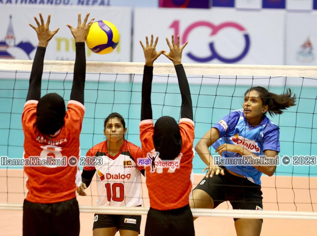 ކާވާ ވޮލީބޯޅަ ޗެލެންޖު ކަޕްގައި ރާއްޖެއާއި ލަންކާ ކުޅުނު މެޗުގެ ތެރެއިން