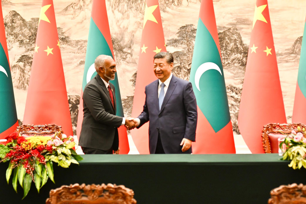 President Dr. Mohamed Muizzu and Chinese President Xi Jinping