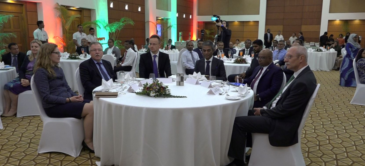 ހަންގޭރީ ސަރުކާރުން ރާއްޖެ އަށް ކަނޑައަޅާފައި ހުންނަވާ އޮނަރަރީ ކޮންސުލް ޖެނެރަލް ޖަނާހު، ހަންގޭރީ ފޮރިން މިނިސްޓަރަށް ރިޝެޕްޝަންގެ ތެރެއިން