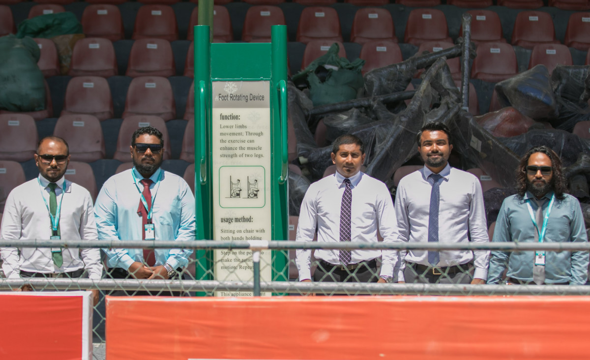 ޖިމްގެ ސާމާނު ހަވާލުކުރުމަށް މިއަދު ބޭއްވި ރަސްމިއްޔާތުގެ ތެރެއިން