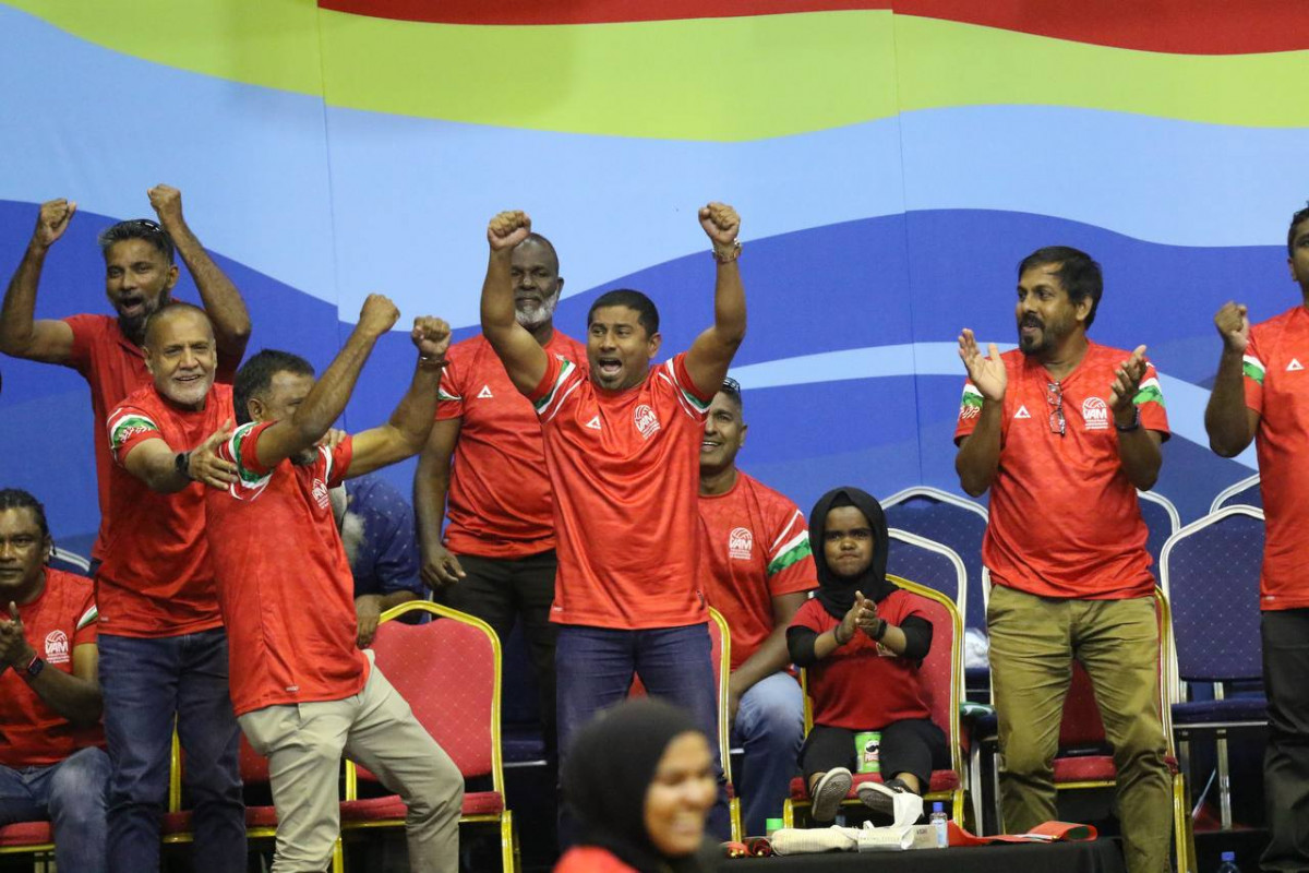ފޯ ނޭޝަންސް ކަޕްގެ ތެރެއިން މިނިސްޓަރު މަޚްލޫފް ޤައުމީ ޓީމަށް ސަޕޯޓު ދެއްވަނީ