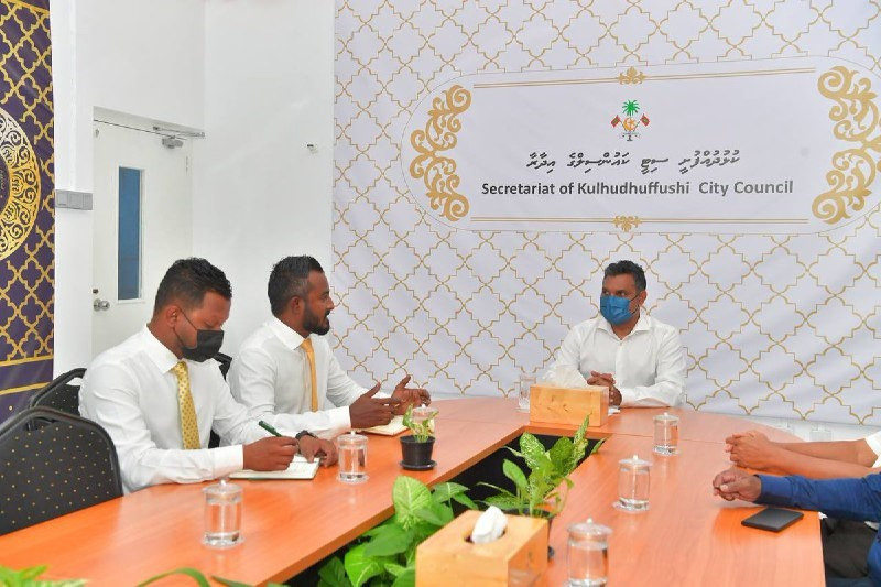 Vice President meets with Kulhudhuffushi City Council, WDC and senior institutional representatives, discusses the most crucial projects for the city