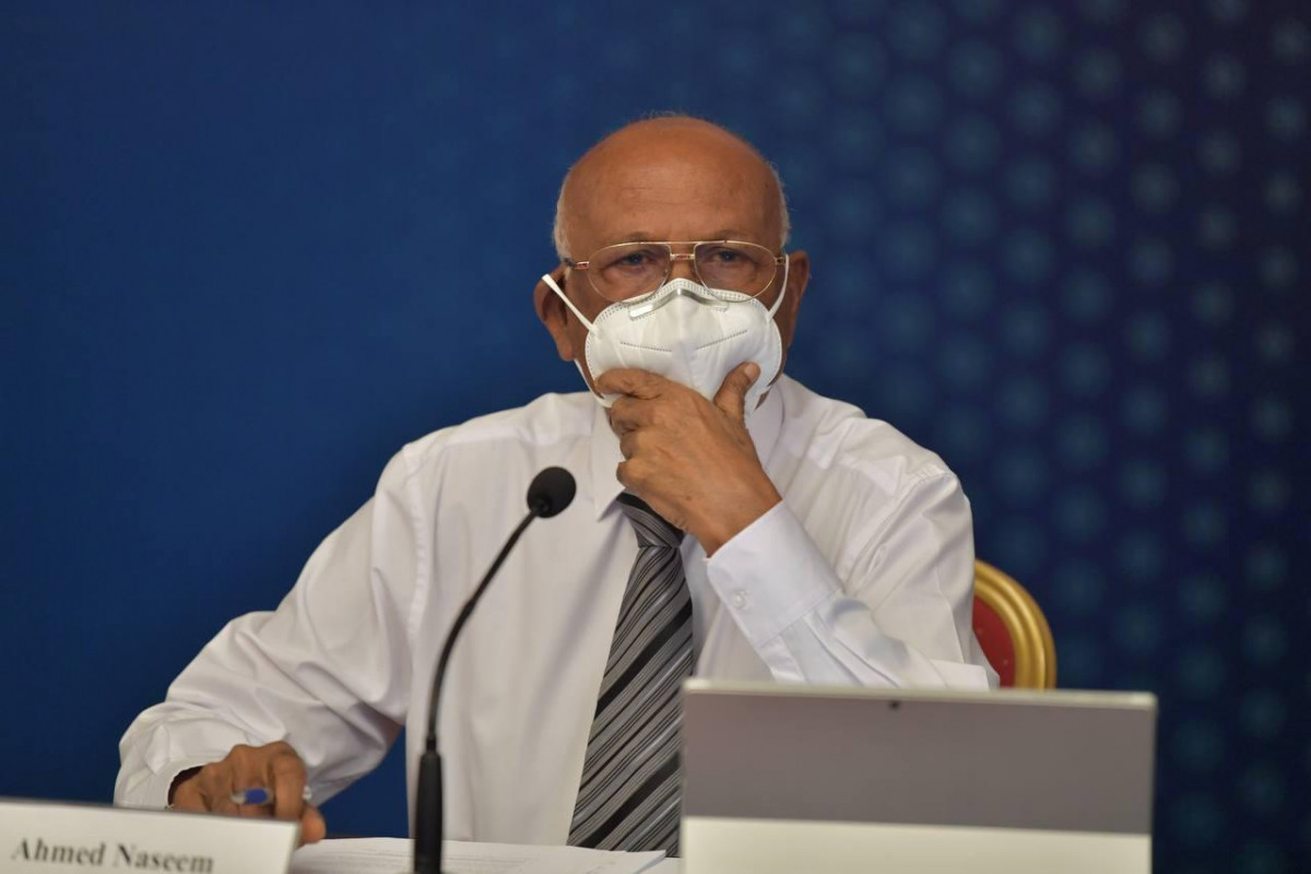 ހެލްތު މިނިސްޓަރ އަހުމަދު ނަސީމް