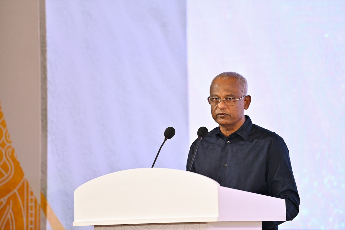 މަޓީން ބޭއްވި ހަފްލާގައި ރައީސް ސާލިހު ވާހަކަފުޅުދައްކަވަނީ