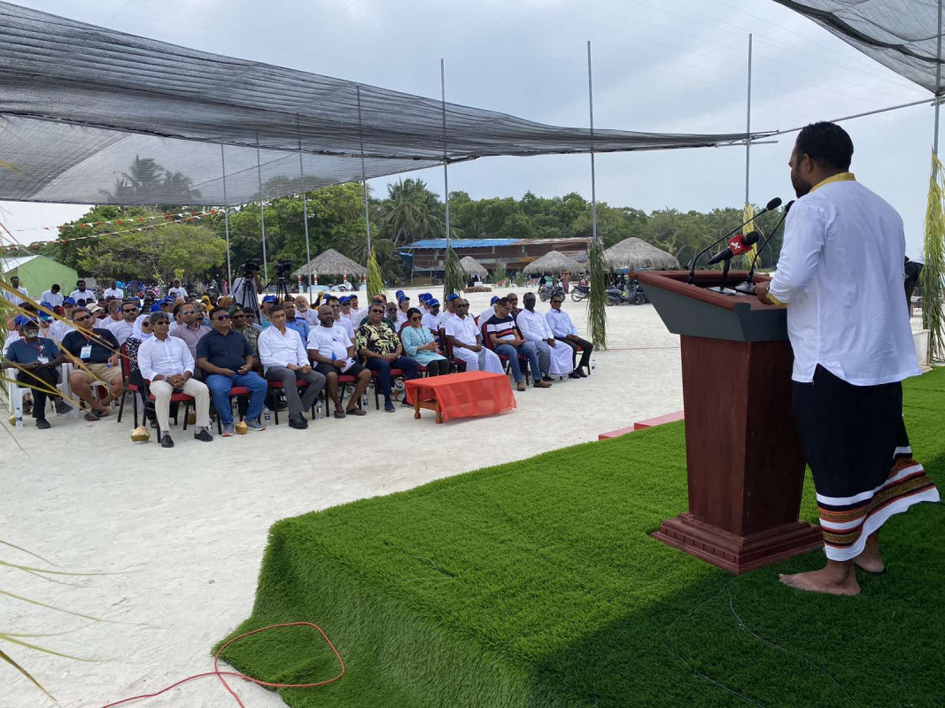 ސަވާދީއްތަ ދަތުރު - ލޯކަލް ޓުއަރިޒަމް އަށް ހާއްސަކޮށްގެން އެމްއައިޓީޑީސީ އިން އިންތިޒާމްކުރާ ޔޮޓް ރެލީ، "ސަވާދީއްތަ ދަތުރު" ގެ ދެވަނަ އެޑިޝަން ފެށުމަށް ބޭއްވި ރަސްމިއްޔާތު - ފޮޓޯ: ރާއްޖެއެމްވީ 