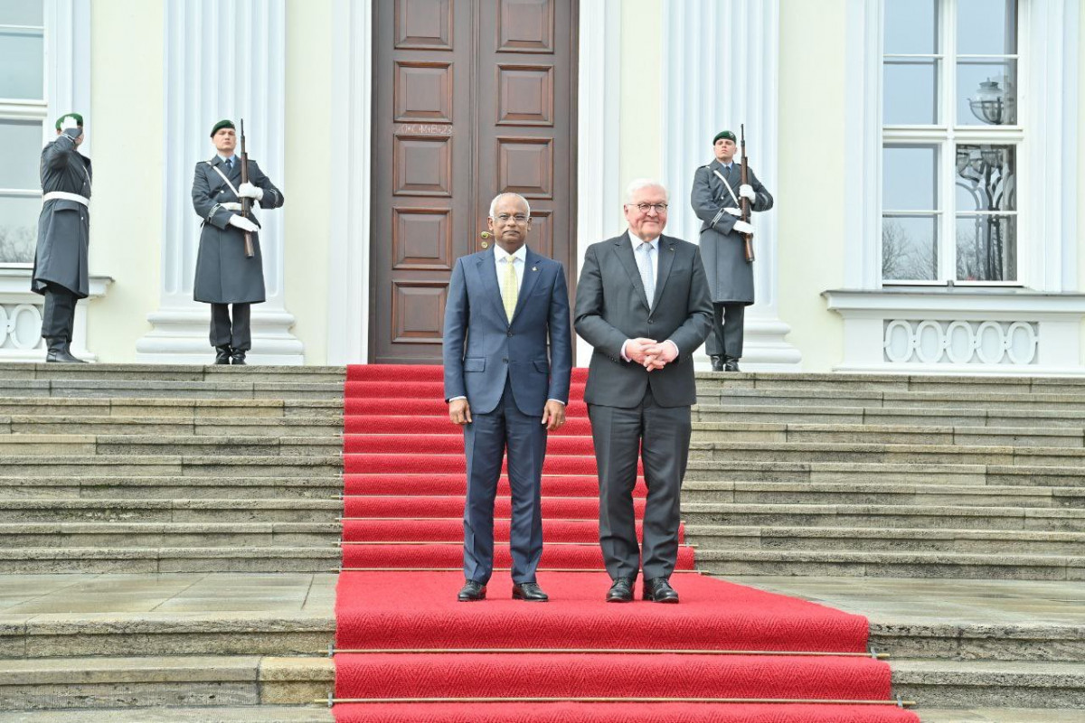 ރައީސް ސާލިހު ޖަރުމަނުވިލާތުގެ ރައީސާ ބައްދަލުކުރެއްވުން