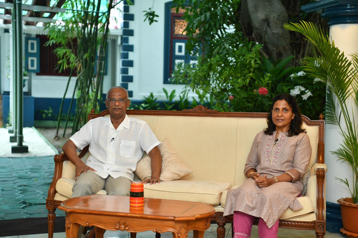 ރައީސުލްޖުމްހޫރިއްޔާގެ ދެކަނބަލުން ރާއްޖެޓީވީގެ ފަށާއިރު ޕްރޮގްރާމްގައި ބައިވެރިވެވަޑައިގަތުން