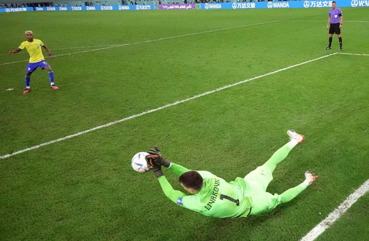 ބްރެޒިލް އަދި ކްރޮއޭޝިއާ ކުޅުނު މެޗުގެ ތެރެއިން - ފޮޓޯ: ރޮއިޓާސް