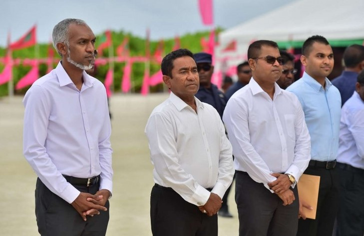ކުރީގެ ރައީސް ޢަބްދުﷲ ޔާމީން އަދި ރައީސް ޑރ. މުޙައްމަދު މުއިއްޒު