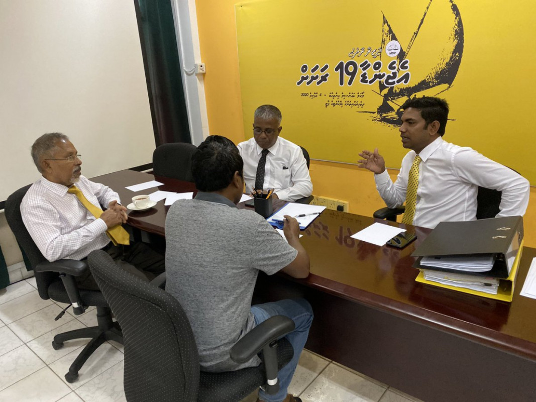 އެމްޑީޕީ ފިޔަވަޅު އަޅާ ކޮމިޓީ ބައްދަލުވުމެއްގެ ތެރެއިން