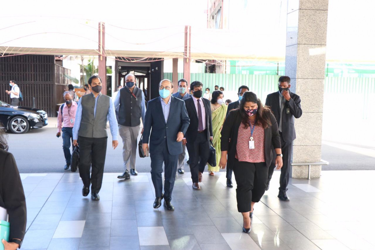 Foreign Secretary Harsh Vardhan Shringla arrives in the Maldives