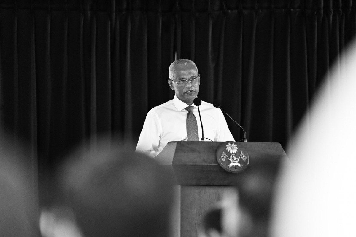 ރާއްޖެ އިސްލާމްވި ދުވަހުގެ ރަސްމީ ޖަލްސާގައި ރައީސުލްޖުމްހޫރިއްޔާ އިބްރާހިމް މުހައްމަދު ޞާލިހް ވާހަކަފުޅުދައްކަވަނީ