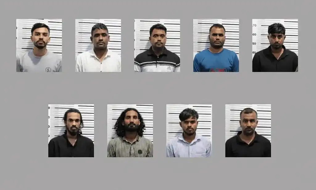 Bangladeshi nationals arrested on suspicion of drug trafficking.