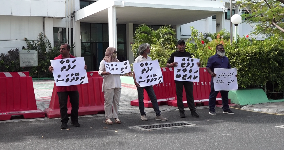 Protesters take to the streets over the flat and land plots issue