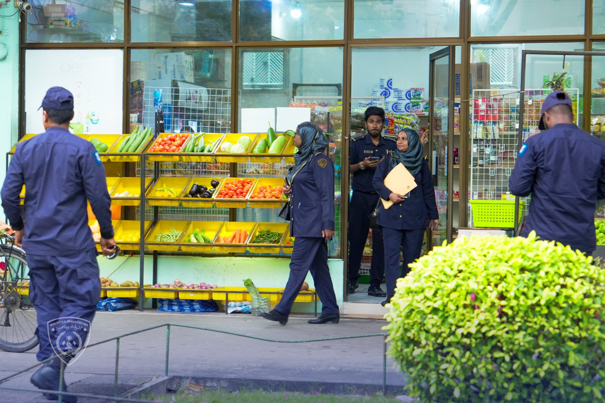 ގަވައިދާ ޚިލާފަށް އުޅޭ ބިދޭސީން ހޯދުމަށް ކުރިއަށް ގެންދިޔަ އިންސްޕެކްޝަނެއްގެ ތެރެއިން