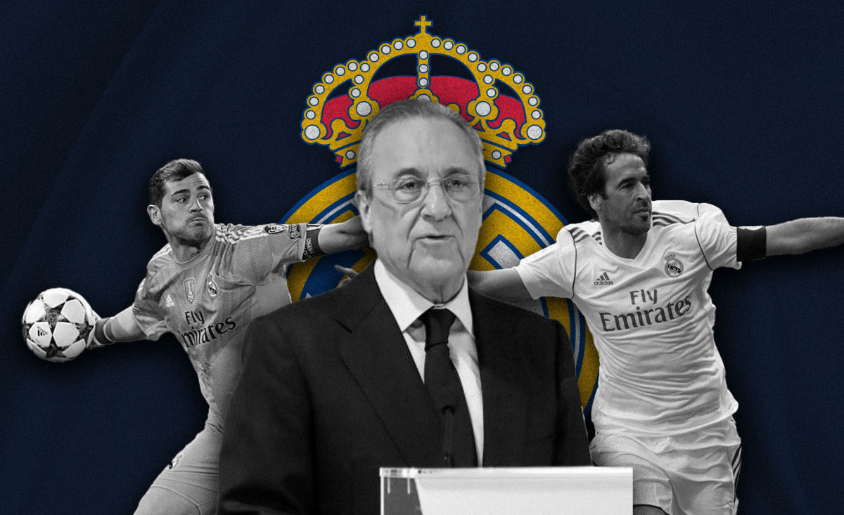 ރެއާލް މެޑްރިޑްގެ ރައީސް ފްލޮރިންޓީނޯ ޕެރޭޒް އަދި ރެއާލުގެ ދެ ލެޖެންޑުން ކަމަށްވާ އިކާ ކަސިއަސް އާއި ރައުލް ގޮންޒާލޭޒާ