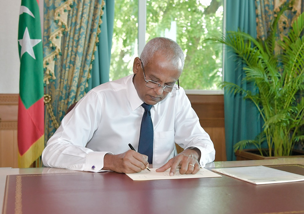 President Ibrahim Mohamed Solih 