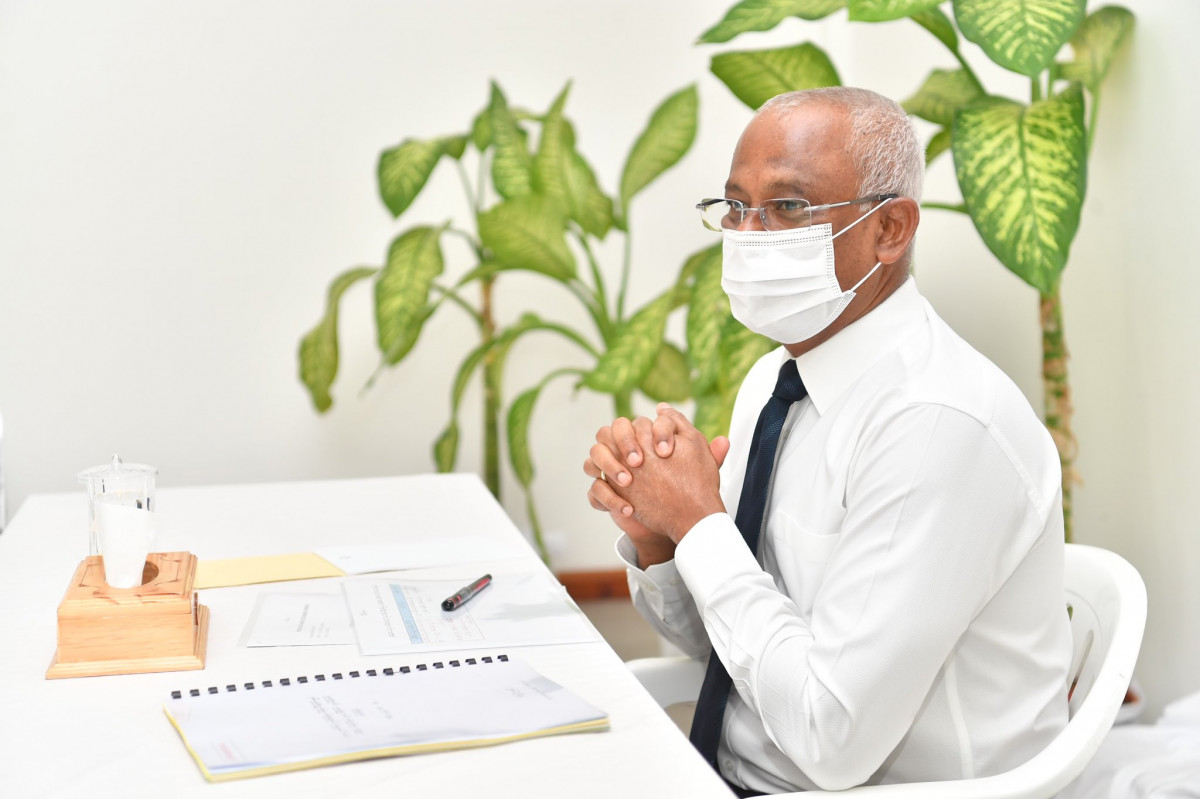 ރައީސުލްޖުމްހޫރިއްޔާ އިބްރާހިމް މުހައްމަދު ސޯލިހު- ރައީސް ވިދާޅުވީ މިއަދު މުޖުތަމައަށް ދިމާވެފައިވާ އެންމެ ބޮޑެތި މައްސަލަތަކުގެ ތެރޭގައި މަސްތުވާތަކެއްޗާ ގުޅުންހުރި މައްސަލަތައް ހިމެނޭ ކަމަށް