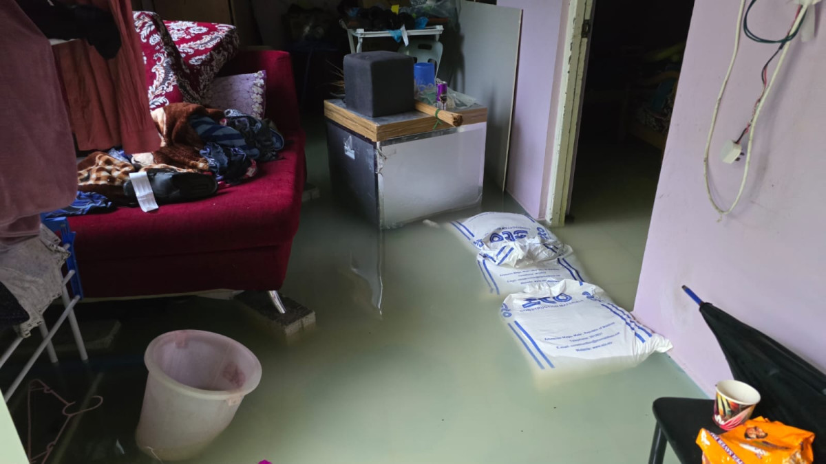 ހޯރަފުށީ ގެއެއްގައި ފެން ބޮޑުވެފައި