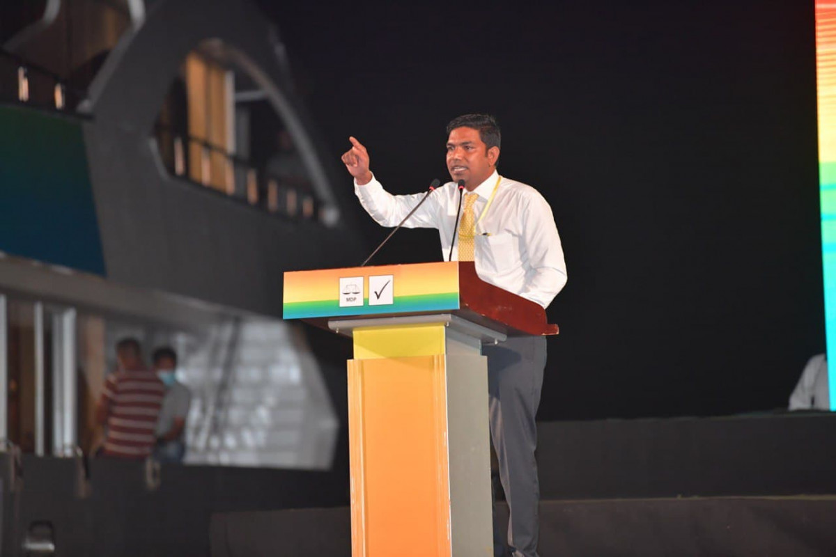 އެމްޑީޕީގެ ނާއިބު ރައީސް މުހައްމަދު ޝިފާޒް