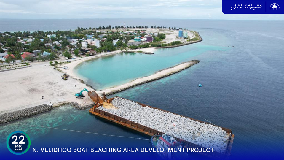 N. Velidhoo Boat Beaching Area Project well underway