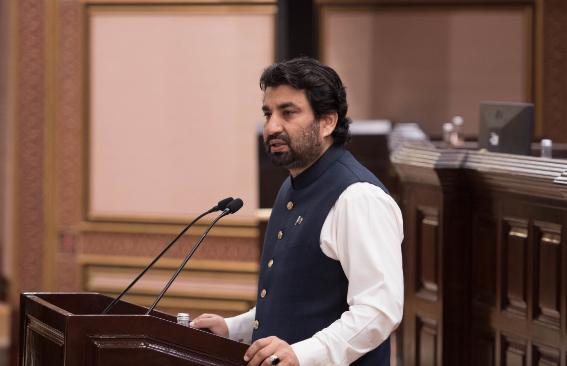 01 ސެޕްޓެމްބަރ 2019 | ހަތަރު ވަނަ ސައުތު އޭޝިޔަން ސްޕީކާރސް ސަމިޓްގެ ތެރެއިން | ޕާކިސްތާންގެ ޤާނޫނު ހަދާ މަޖިލީހުގެ ނައިބް ރައީސް -- ފޮޓޯ: ރައްޔިތުންގެ މަޖިލިސް