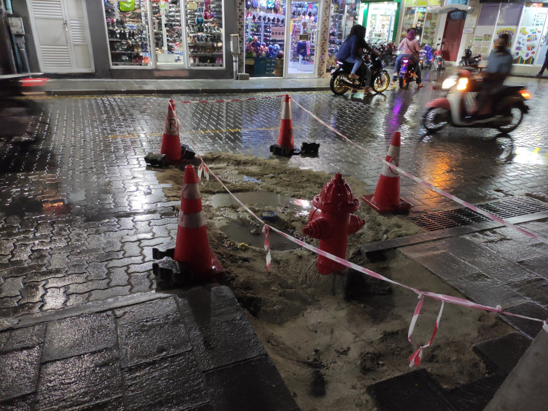 މާލޭ ސިޓީގައި ފަޔަރ ހައިޑްރަންޓް ސިސްޓަމް ބެހެއްޓުމުގެ މަސައްކަތް ކުރަމުންދަނީ