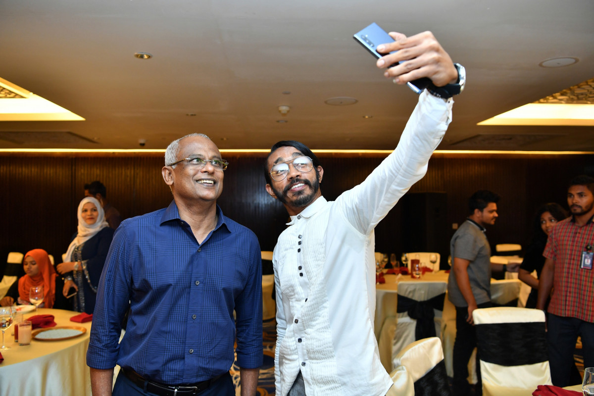 ނިއުމާ މުޙައްމަދުގެ ފިލްމީ ރިހިޔޫބިލް ފާހަގަ ކުރުމުގެ ޙަފްލާ -- ފޮޓޯ: ރައީސް އޮފީސް