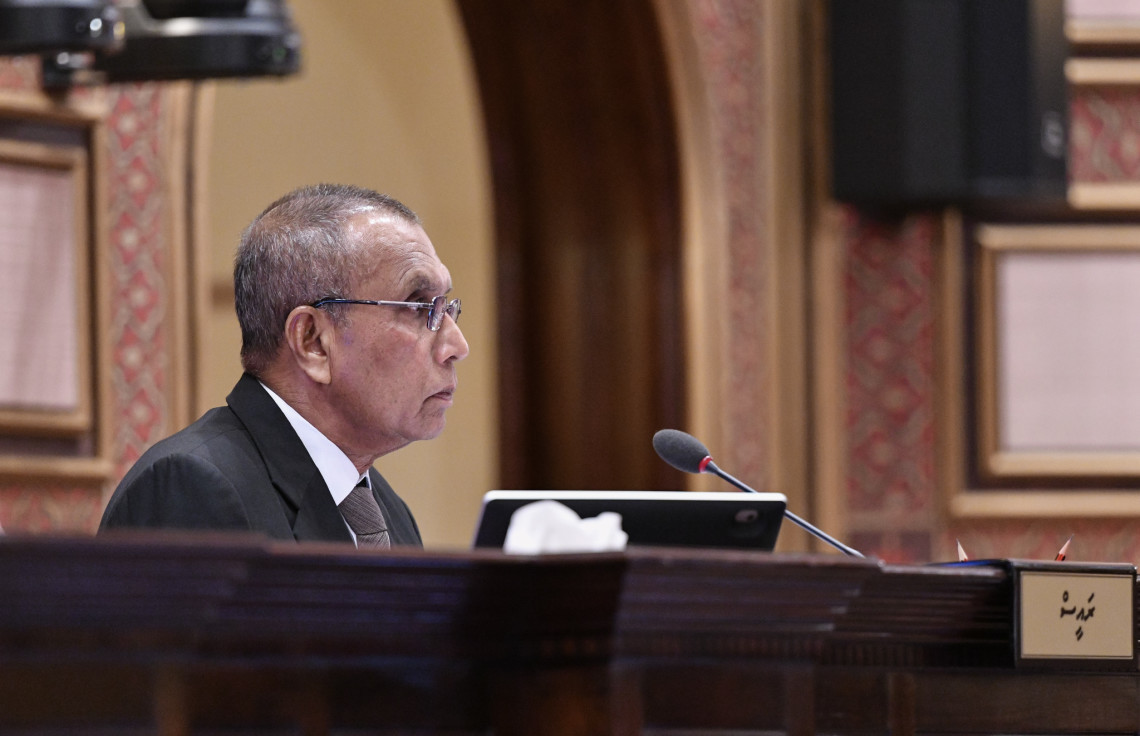 މަޖިލީހުގެ ރިޔާސަތުގައި އިންނެވި ވިލުފުށީ ދާއިރާގެ މެންބަރު ހަސަން އަފީފް