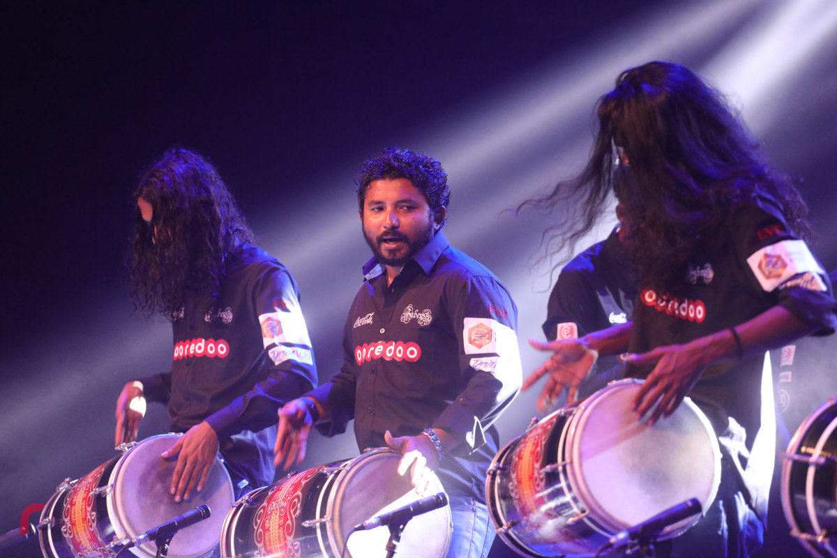 12 އޮގަސްޓު 2019/ހއ.ހޯރަފުށި --ޢީދު ޝޯ ފުރިހަމަ ވެގެން ދިޔައީ ހަބޭސް ބޮޑުބެރު ގްރޫޕް ގެ ހަރަކާތްތަކާކާއި އެކުގައި--ފޮޓޯ: ޝުއައިބް މުހައްމަދު