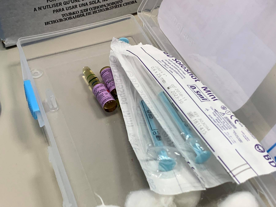 އައްޑޫގައި ވެކްސިން ދިނުމުގެ ޕްރޮގްރާމް ފެށުން