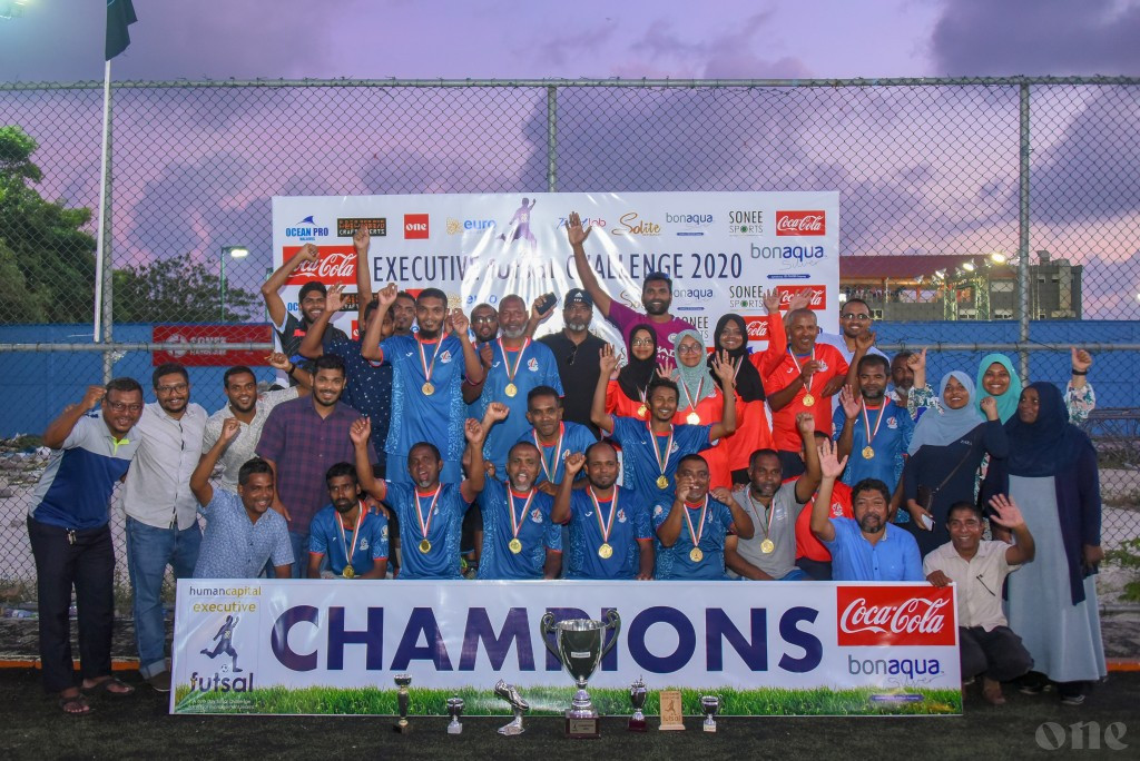 The one-day Executive Futsal Challenge was held by HR Maldives