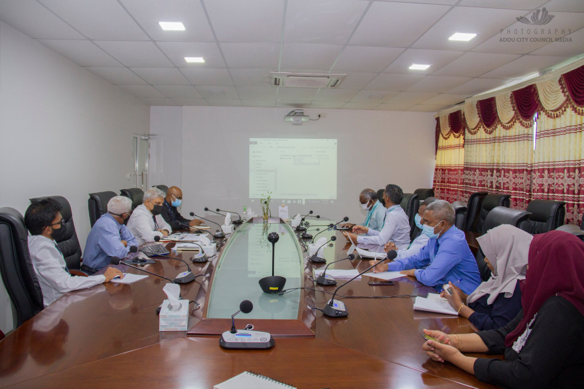 އެމް.އެން.ޔޫއިން އައްޑޫ ސިޓީ ކައުންސިލާއެކު ބޭއްވި ބައްދަލުވުމުގެ ތެރެއިން