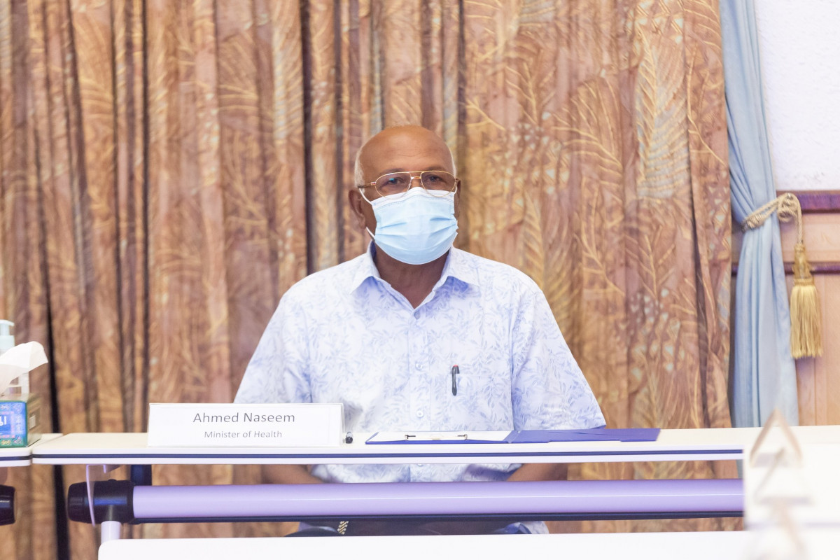 މިނިސްޓަރ އޮފް ހެލްތް އަޙްމަދު ނަސީމް