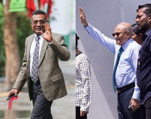 ކުރީގެ ރައީސް މައުމޫން އަބްދުލްގައްޔޫމް އަދި ރައްޔިތުންގެ މަޖިލީހުގެ ކާށިދޫ ދާއިރާގެ މެމްބަރު އަބްދުﷲ ޖާބިރު