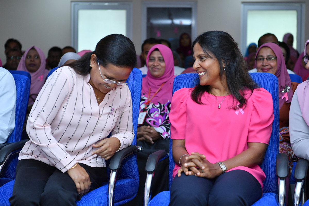 ހުޅުމާލެ ހޮސްޕިޓަލުގައި މެމޯގްރަފީގެ ޚިދުމަތް، ރައީސުލްޖުމްހޫރިއްޔާގެ އަނބިކަނބަލުން އިފްތިތާޙް ކޮށްދެއްވުން -- ފޮޓޯ: ރައީސް އޮފީސް