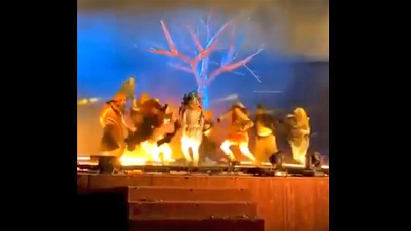 ވަޅި ޖަހަން އުޅުނު ވަގުތު ޝޯގެ ތެރެއިން ނަގާފައިވާ ސްކްރީންޝޮޓެއް