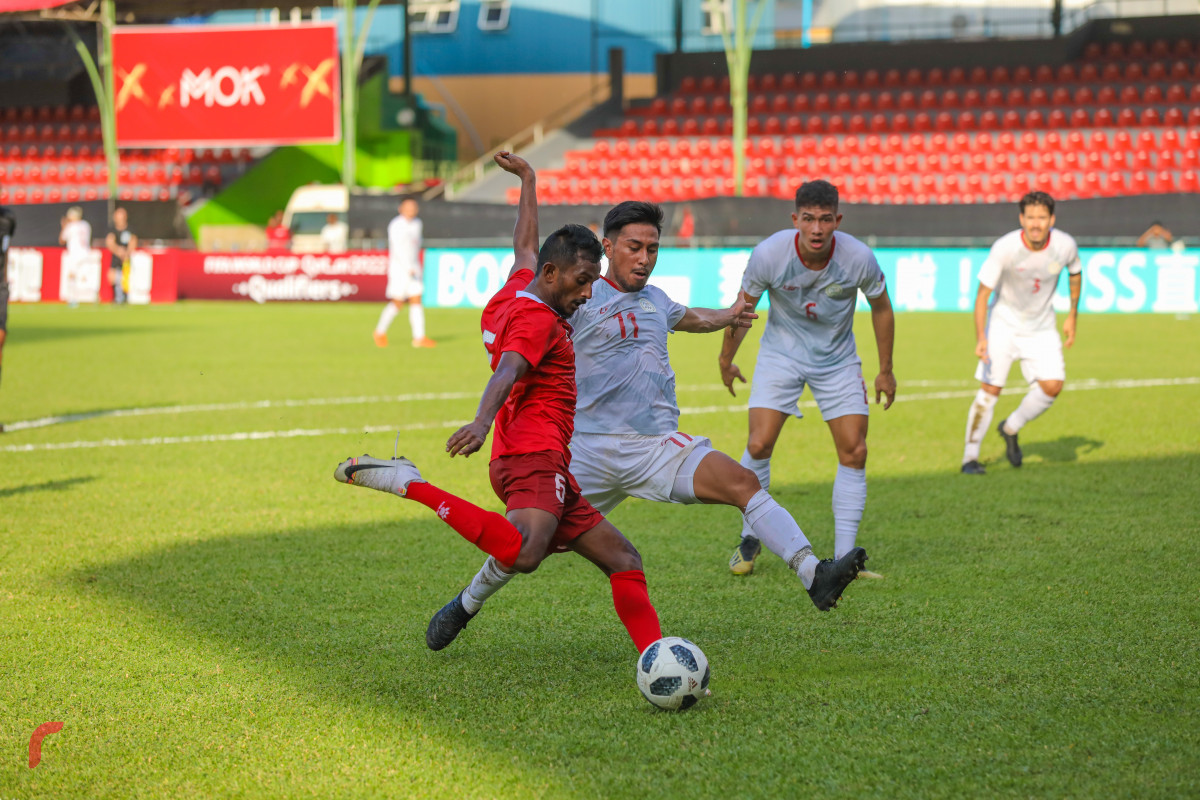 ވޯލްޑްކަޕް ކޮލިފައިން ދިވެހިރާއްޖެ އާއި ފިލިޕީންސް ބައްދަލުކުރި މެޗު