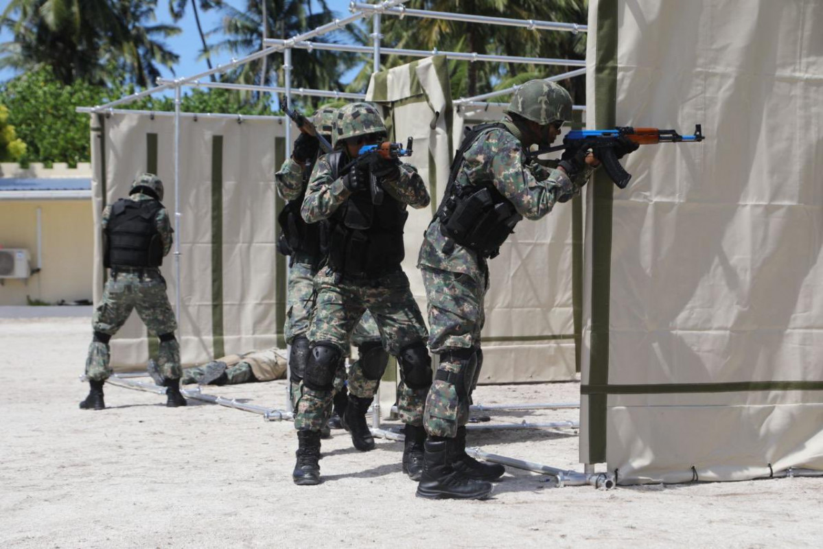 އެމްއެންޑީއެފްގެ ސިފައިން ކުރިއަށް ގެންދިޔަ އަސްކަރީ ތަމްރީނެއްގެ ތެރެއިން