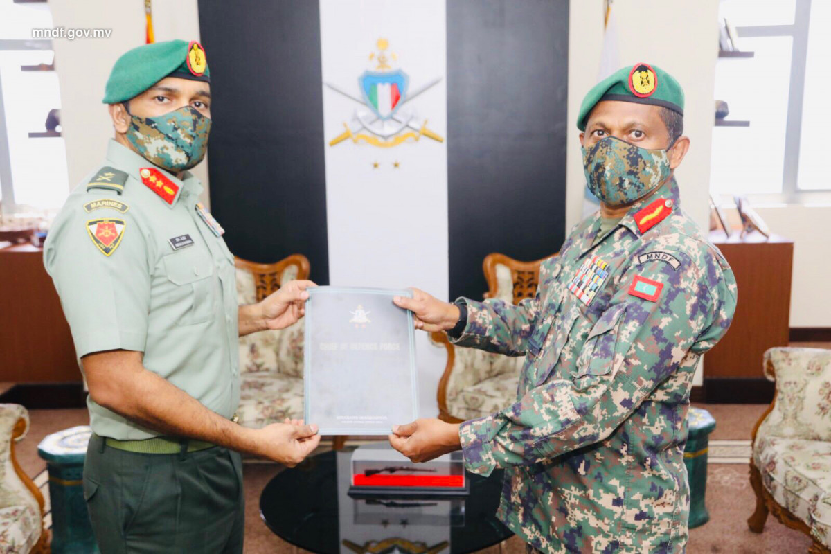 Colonel Ibrahim Hilmy Appointed As Mndf Central Area Commander